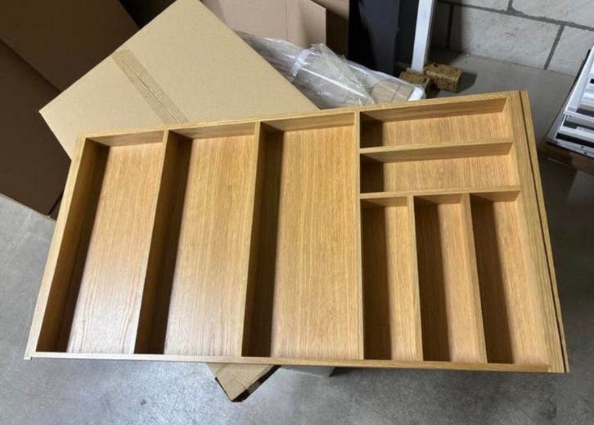 Houten bestekbak blum, nieuw, Huis en Inrichting, Keuken | Keukenelementen, Ophalen, 50 tot 100 cm, Zo goed als nieuw, Minder dan 100 cm