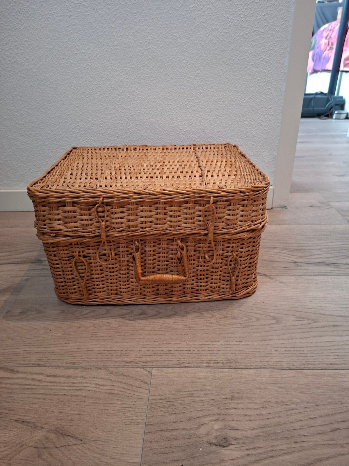 rotan mand, Ophalen of Verzenden, Zo goed als nieuw, Rechthoekig, Riet