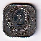 2  cent  1986  East Caribian States km. 11 ( 0,25 ), Ophalen of Verzenden, Noord-Amerika, Losse munt