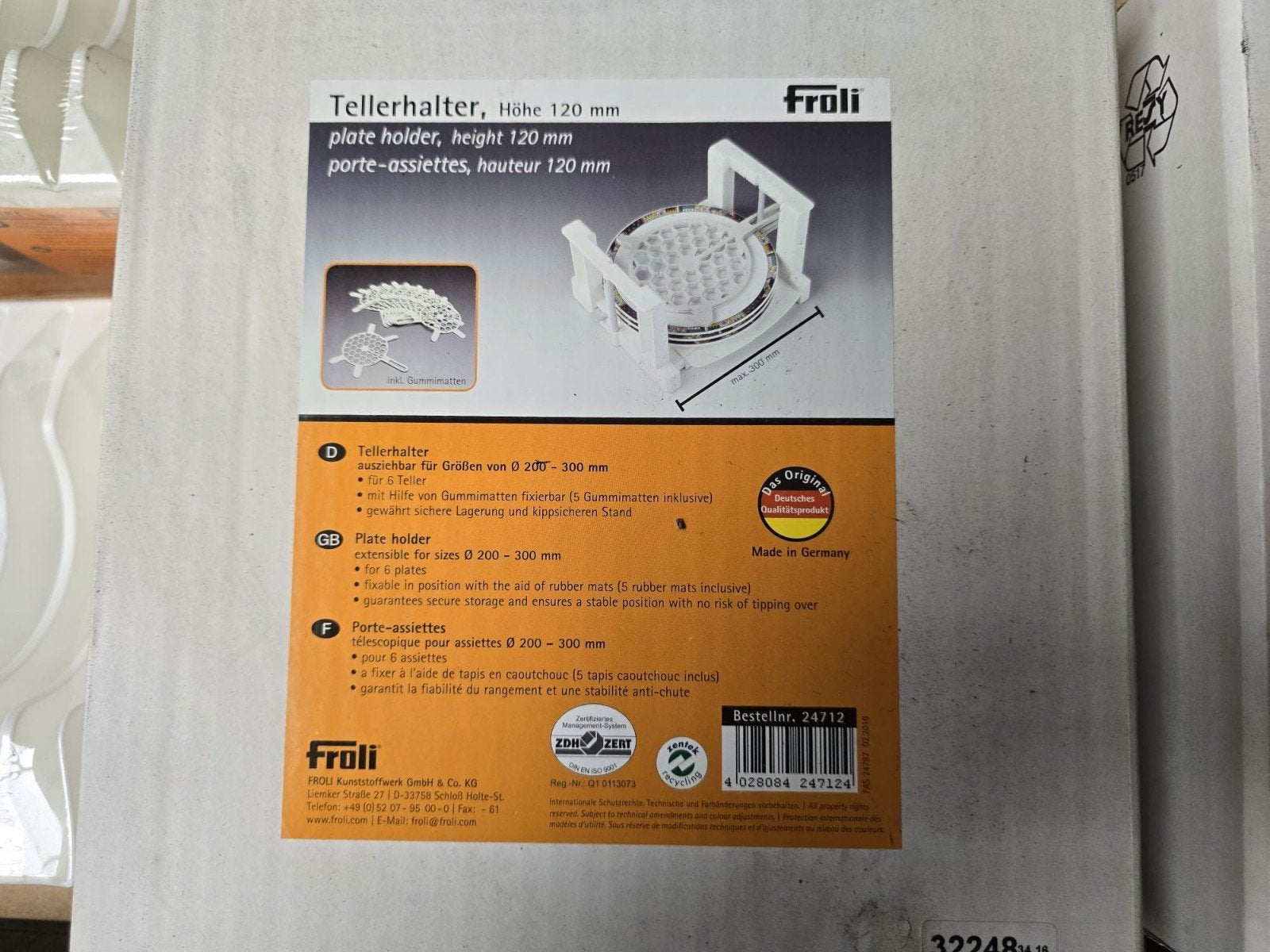 Froli opbergsysteem voor glazen/servies, Ophalen of Verzenden, Nieuw