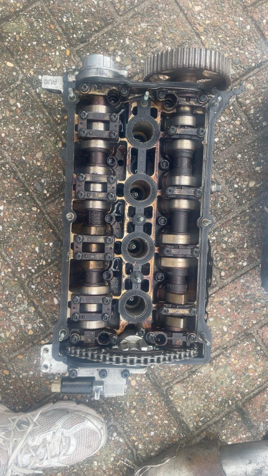 Cilinderkop 1.8 20VT AUQ incl. nokkenas, Ophalen of Verzenden, Gebruikt, Audi
