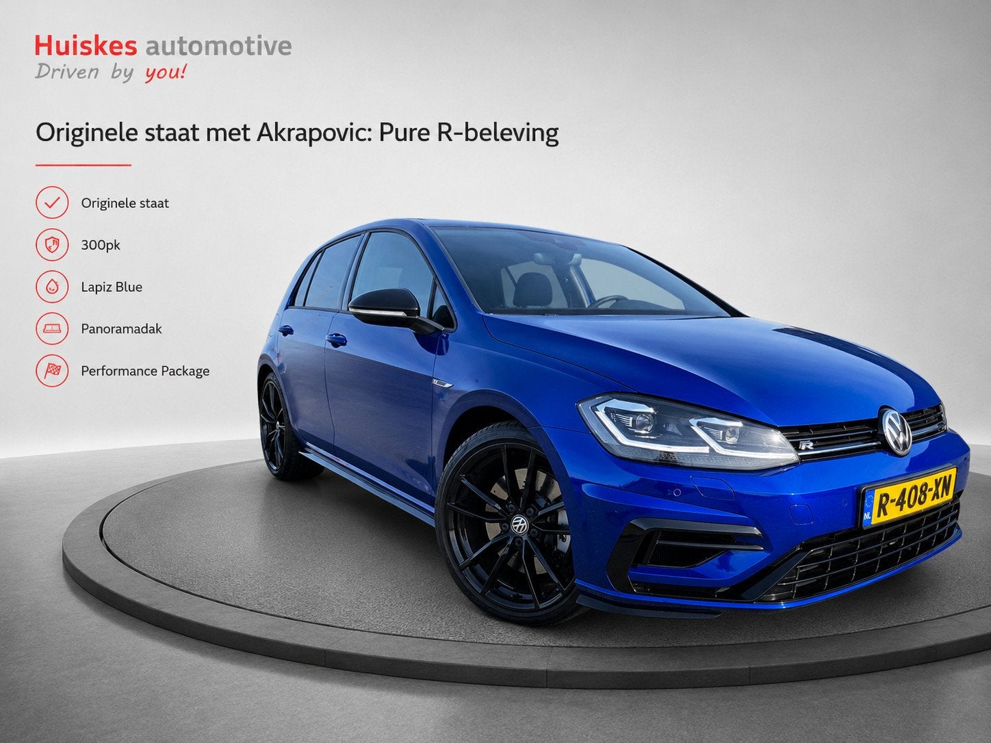 Volkswagen Golf 2.0 TSI R 4Motion Akra/Pano/DCC/ACC/Lage km, Auto's, Automaat, Stof, Gebruikt, 4 cilinders