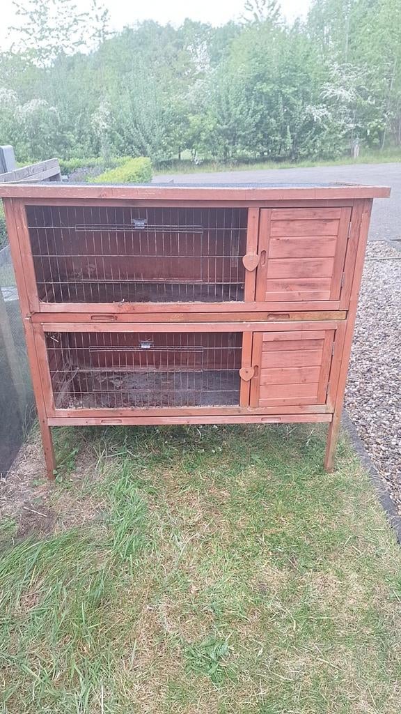 Konijnen / cavia hok te koop, Dieren en Toebehoren, Knaagdieren en Konijnen | Hokken en Kooien, Ophalen of Verzenden, 90 cm of meer
