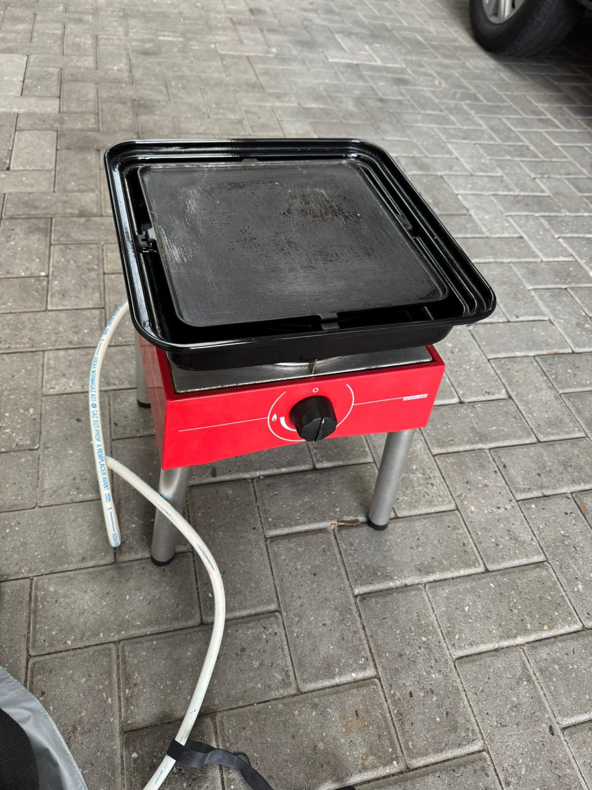 Midland barbecue / fornuis met grill in opbergtas, Ophalen of Verzenden, Gebruikt, Midland