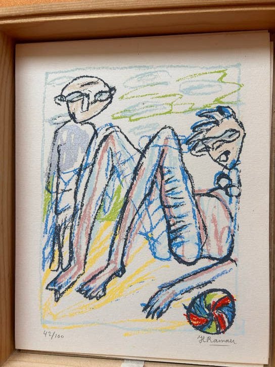 Hanny Ramaker - L'Oeuvre à L'Oeuvre (1990), Dagelijks leven, Ophalen of Verzenden, Zeefdruk, 1950 - 1999