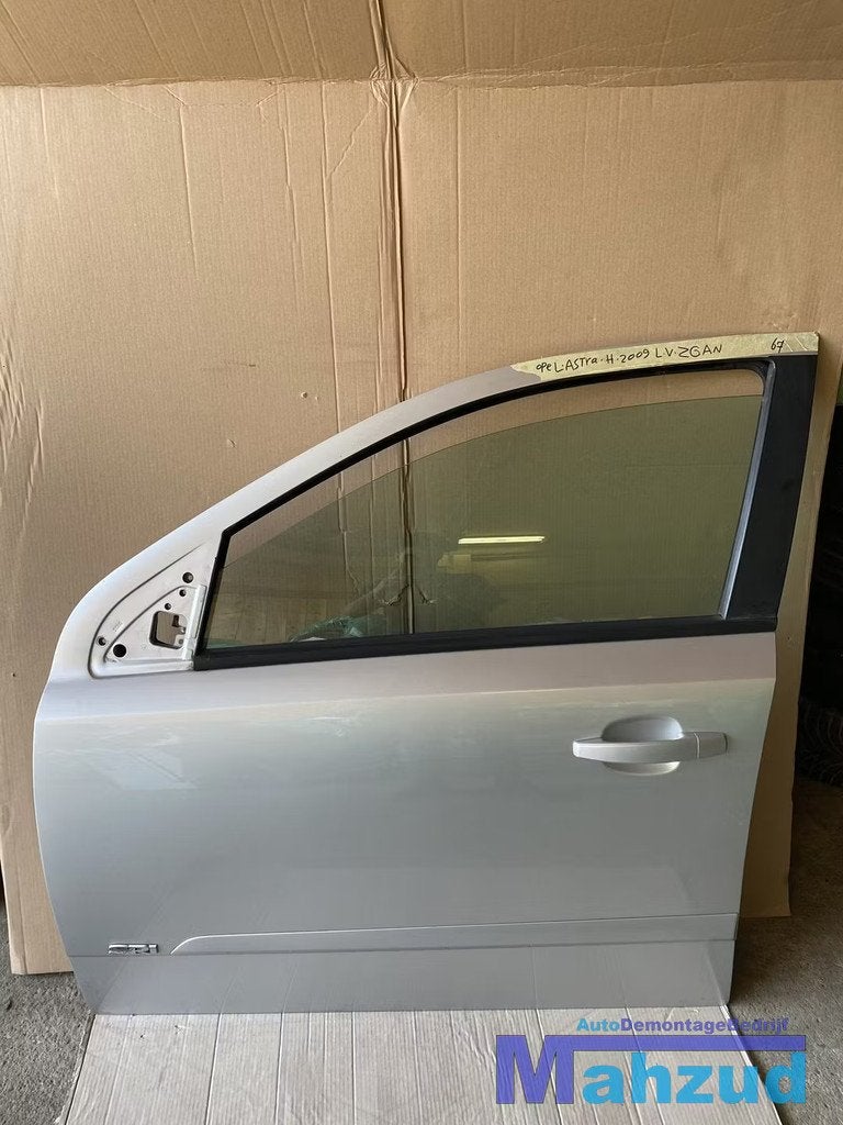 OPEL ASTRA H zilver ZGAN Links linker voor deur portier, Auto-onderdelen, Carrosserie en Plaatwerk, Deur, Opel, Voor, Links, Gebruikt
