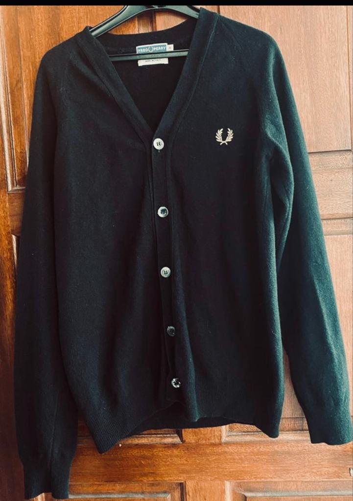 Fred Perry Zwart Vest - Maat S nieuwstaat, Verzenden, Nieuw, Maat 36 (S), Zwart