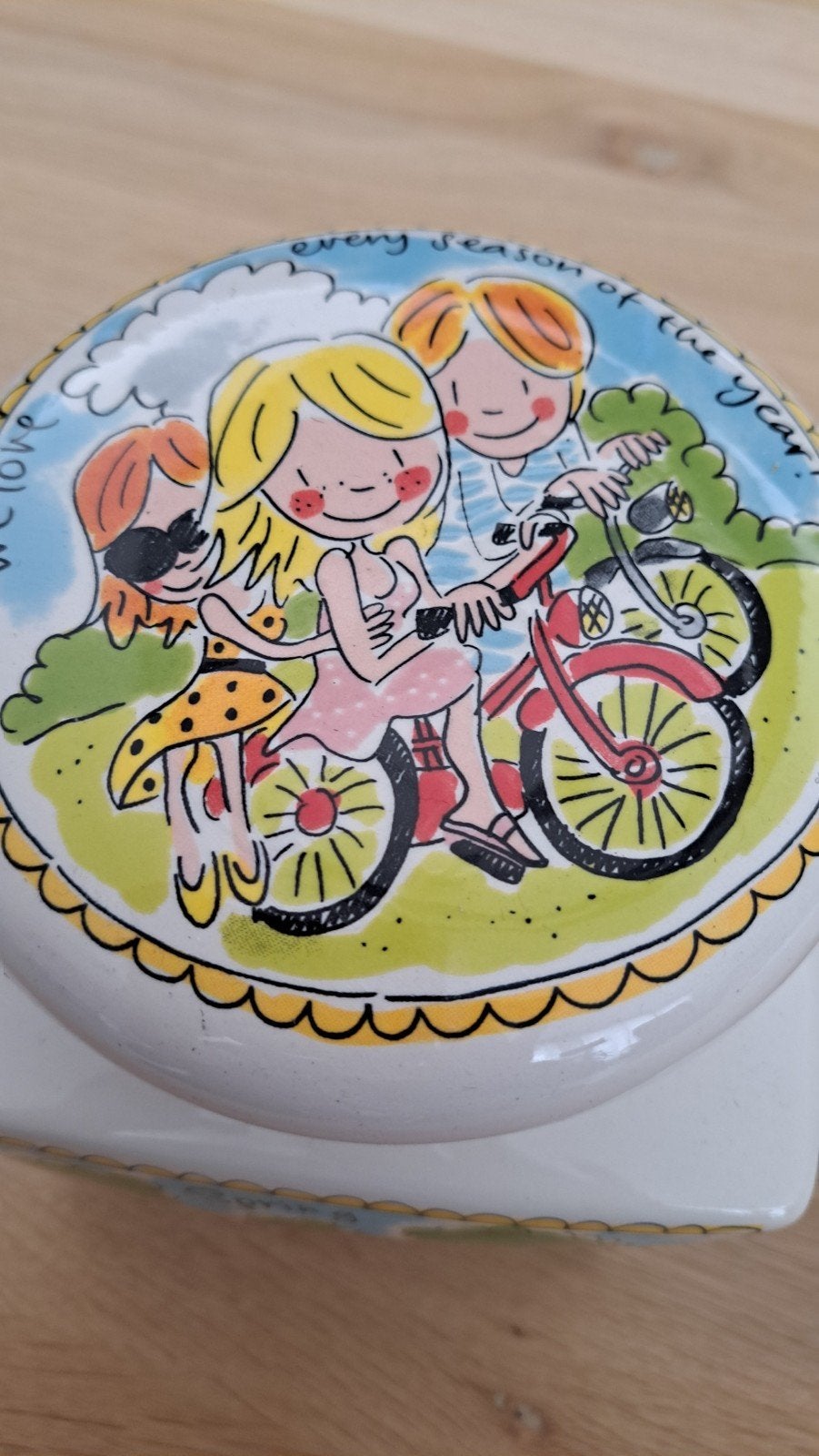 Blond Amsterdam koekjespot., Ophalen, Zo goed als nieuw, Aardewerk, Overige typen