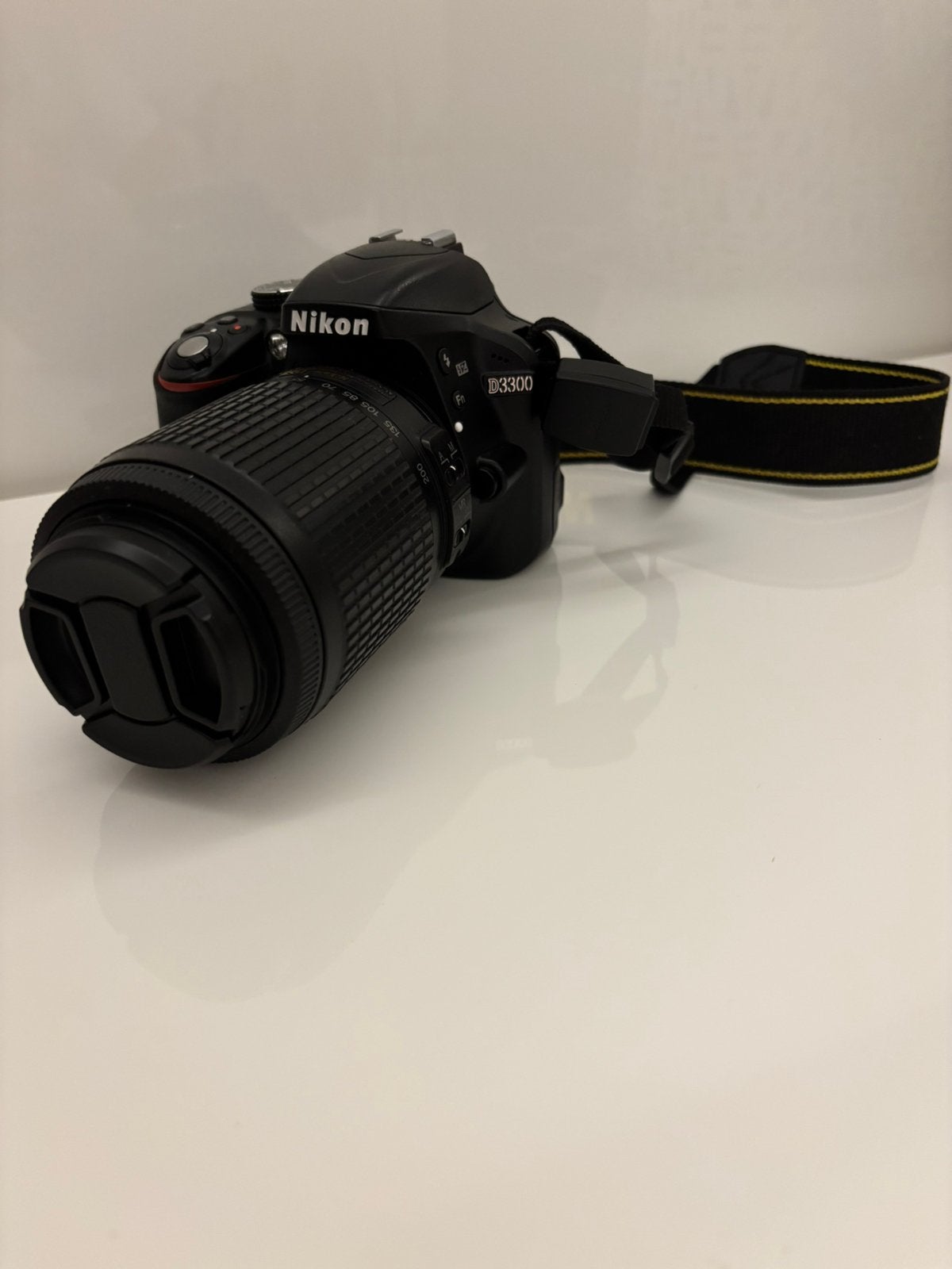 Nikon d3300, nikon DX AF-5 nikkor 55-200 mm 1.4-5.6g ED, Refurbished, Minder dan 8x, Geheugenkaart, Camera