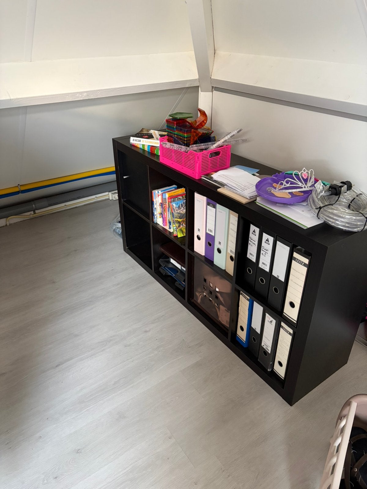 Zwarte vakkenkast ikea, gratis ophalen, Ophalen, Gebruikt, 25 tot 50 cm, 50 tot 100 cm
