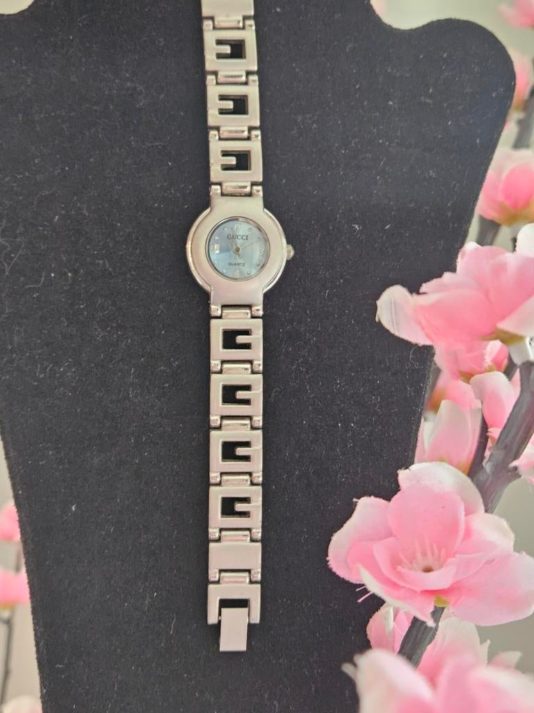Vintage Gucci Dameshorloge - Werkt Goed, 17 cm, Ophalen of Verzenden