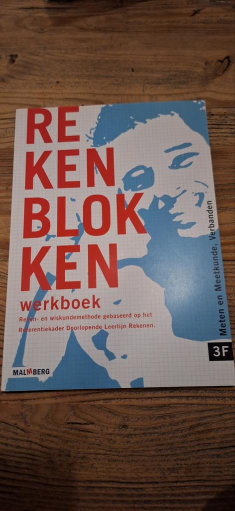 Rekenblokken werkboek 3F Meten en Meetkunde, Verbanden, Malmberg, Ophalen of Verzenden, Zo goed als nieuw, MBO