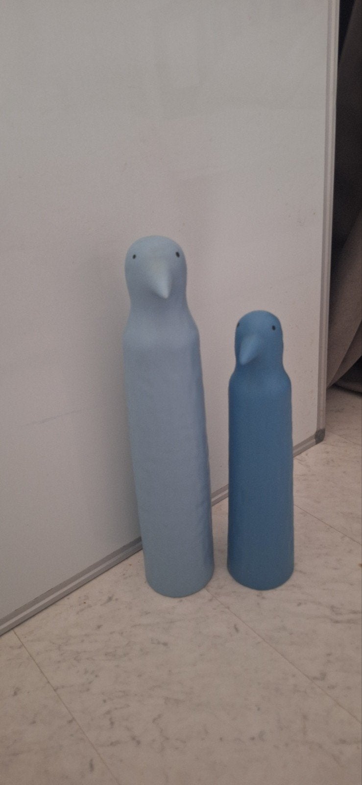 Decoratieve Pinguïn Beelden - Set van 2, Ophalen, Blauw, Zo goed als nieuw, Modern