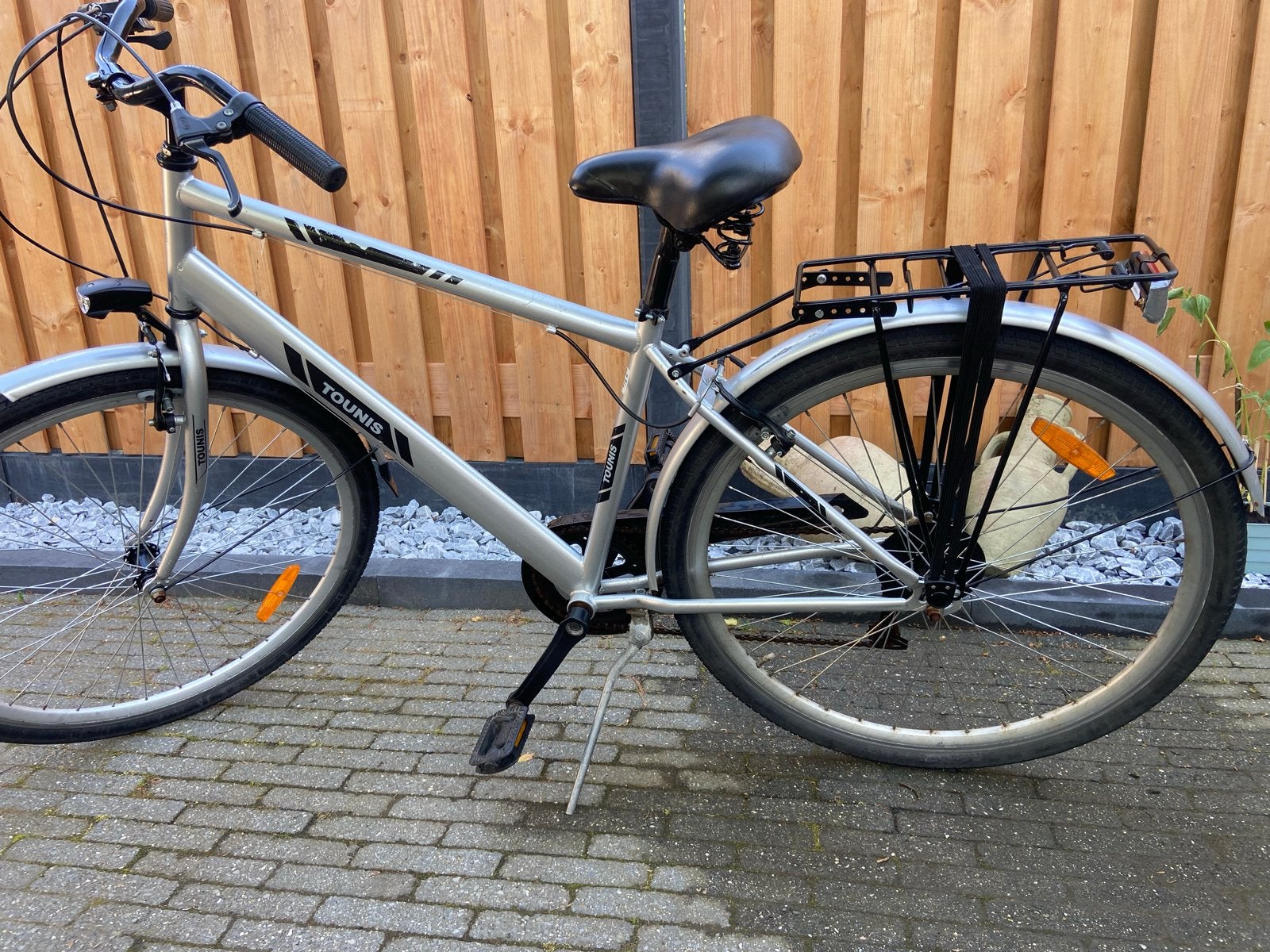 Tournis herenfiets, Velgrem, Versnellingen, Zo goed als nieuw, 53 tot 57 cm