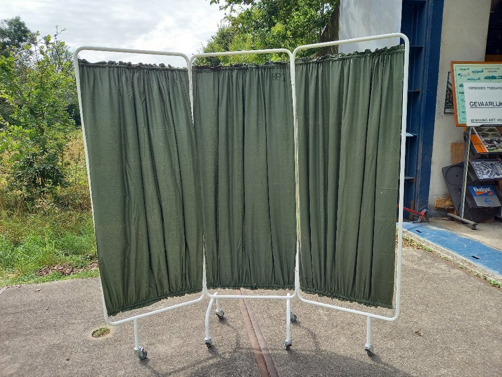 Kamerscherm/Privacyscherm/Ziekenhuisscherm ex Leger, Huis en Inrichting, Woonaccessoires | Kamerschermen, Ophalen, Nieuw