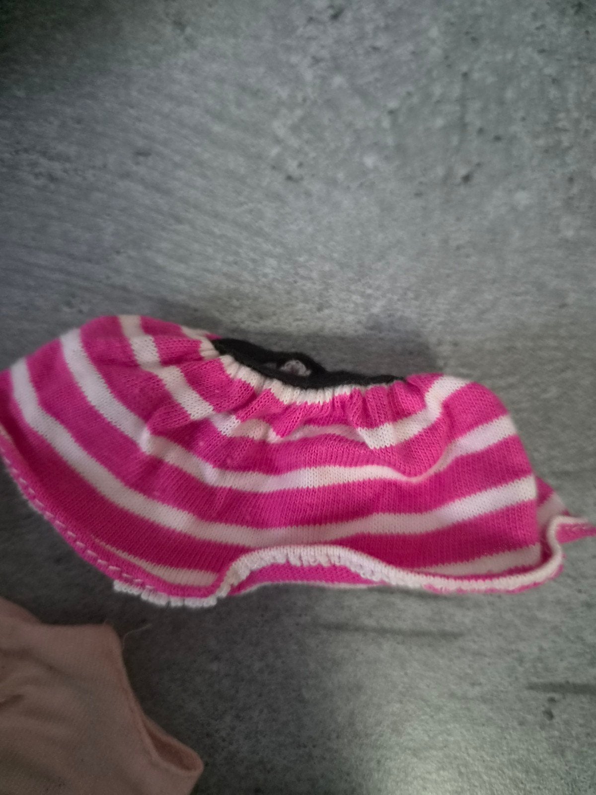 Vintage Barbie Rokje - Roze met Witte Strepen, Ophalen of Verzenden, Gebruikt, Kleertjes