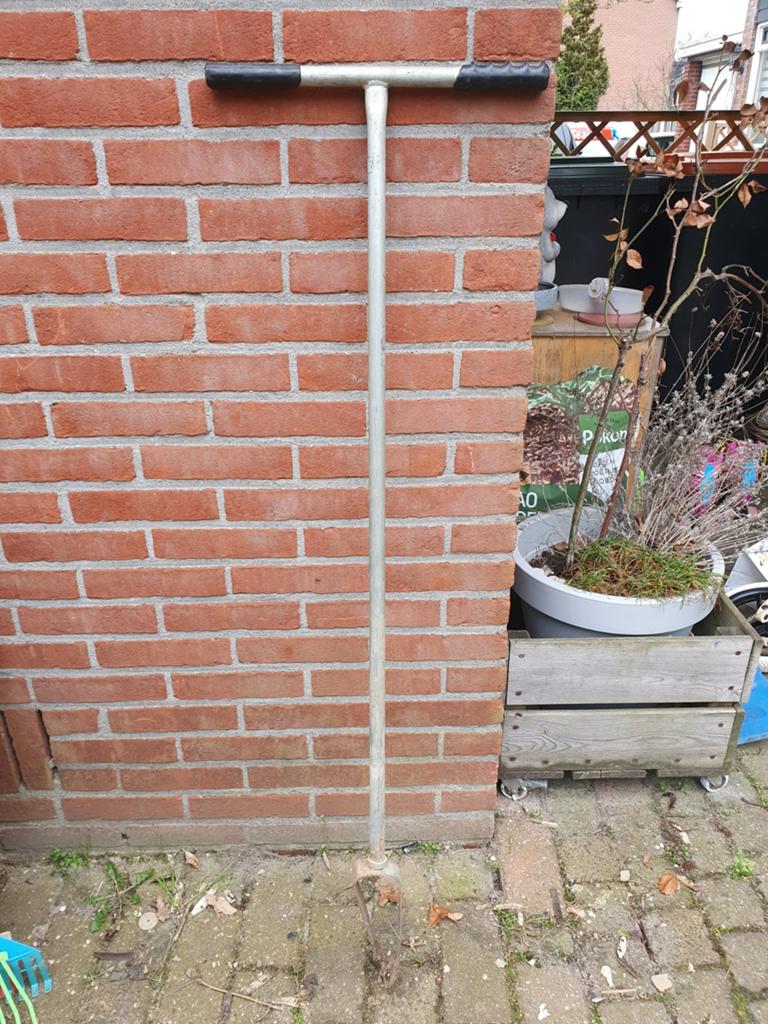 Grondboor, voor in de tuin., Tuin en Terras, Hand-tuingereedschap, Ophalen, Gebruikt, Grondboor
