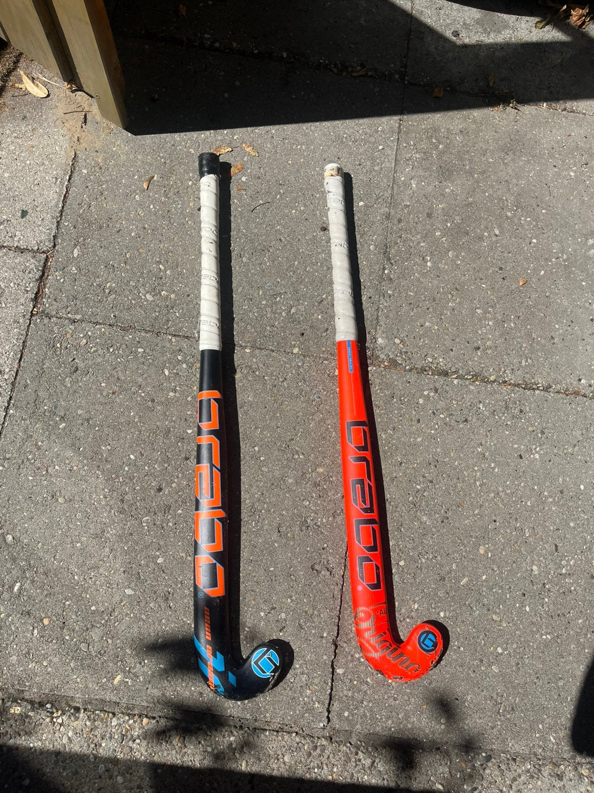2 brabo hockeysticks, Sport en Fitness, Hockey, Ophalen, Zo goed als nieuw, Stick