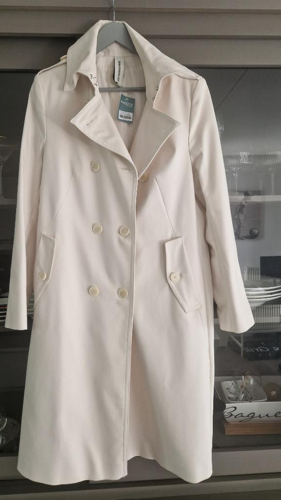 Drykorn trechcoat, Drykorn, Wit, Maat 42/44 (L), Nieuw