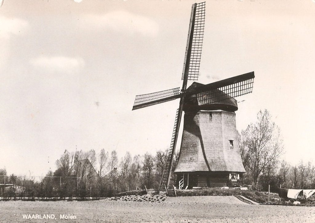 Waarland  /  molen, Verzamelen, Verzenden, 1960 tot 1980, Ongelopen, Noord-Holland
