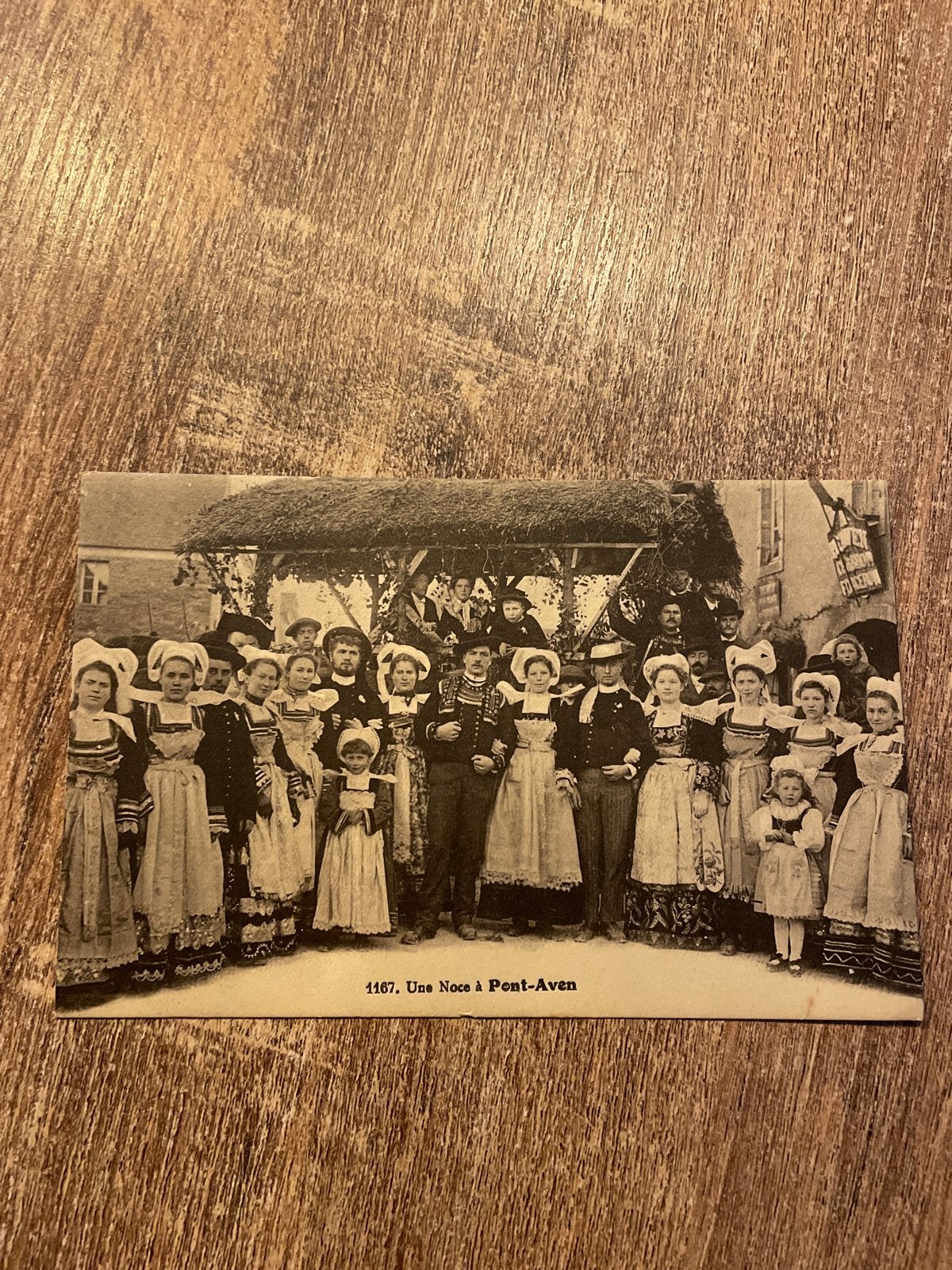 Oude Ansichtkaart: Bretonse Bruiloft in Pont-Aven (1900-1920, Ophalen of Verzenden, Ongelopen, Frankrijk