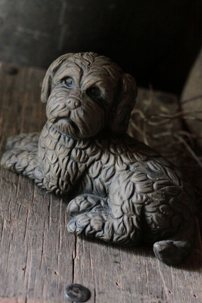 BRYNXZ Lying Dog Majestic Brown / liggende hond, Www.jufbrocante.nl, Www.jufbrocante.nl, Nieuw, Ophalen of Verzenden