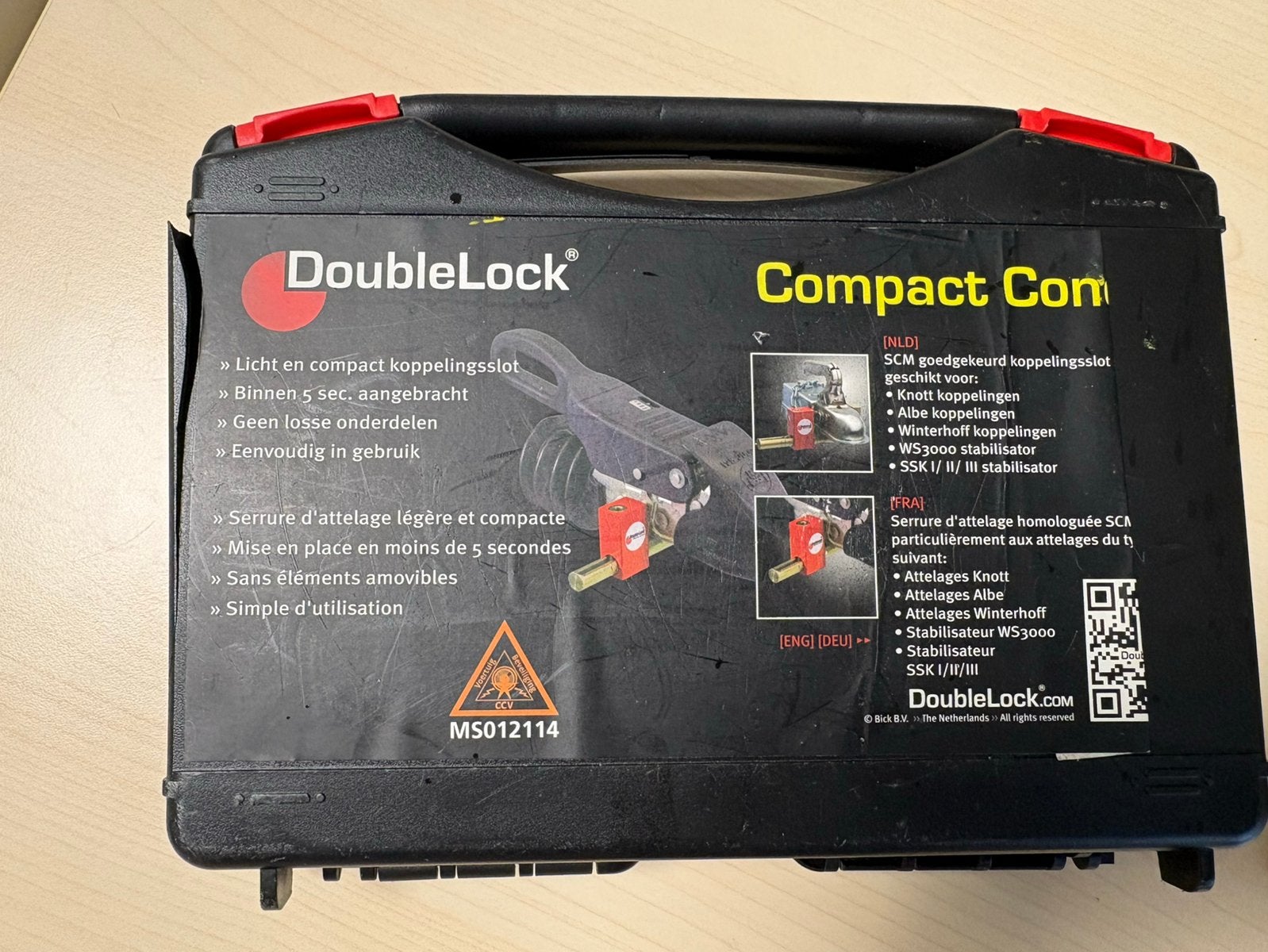 Double Lock compact condor disselslot. SCM gekeurkd caravan, Ophalen of Verzenden, Zo goed als nieuw