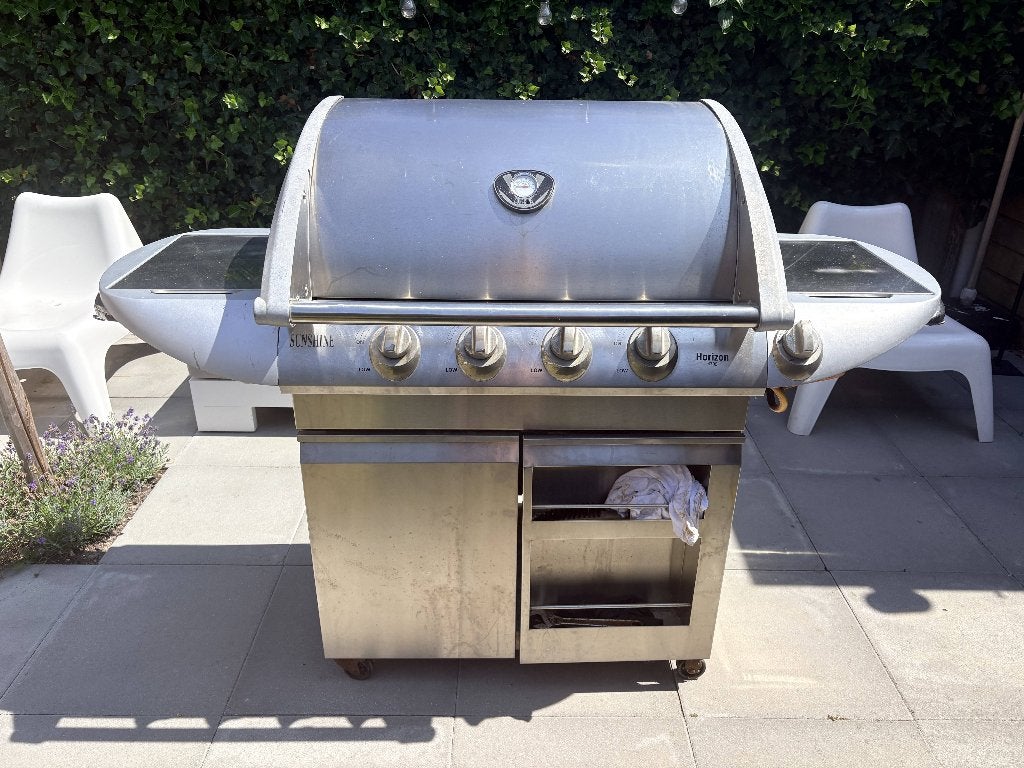 Sunshine 4700 Market Gas BBQ – Incl. hoes + volle gasfles!, Ophalen of Verzenden, Gebruikt, Sunshine