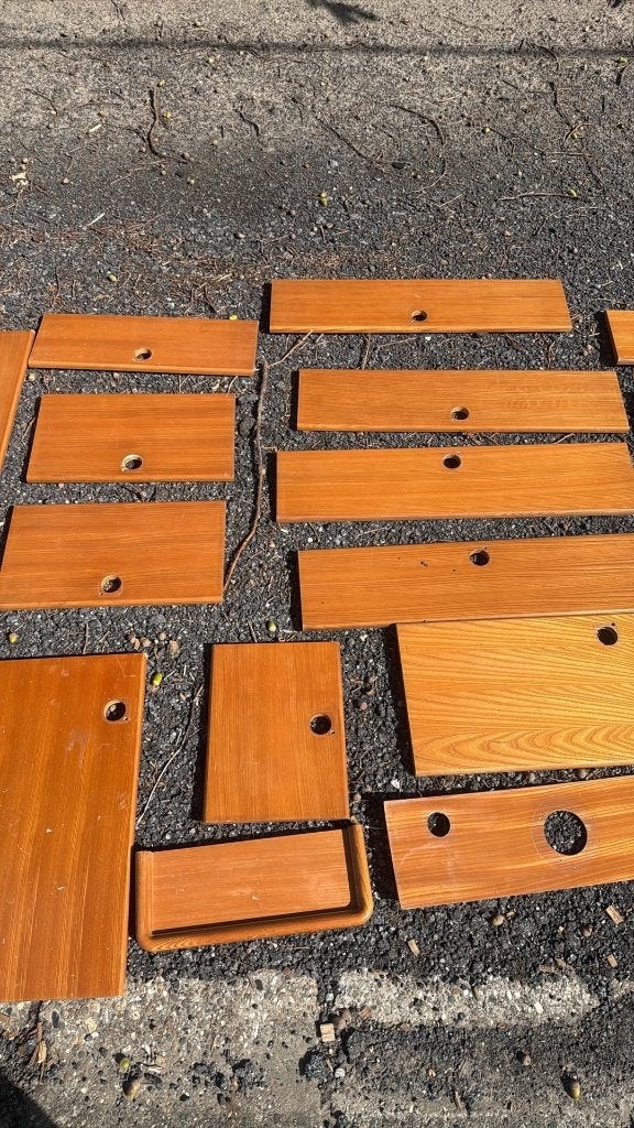 Kast deuren scharnieren deurtjes interieur hobby 600 houtwer, Verzenden, Gebruikt