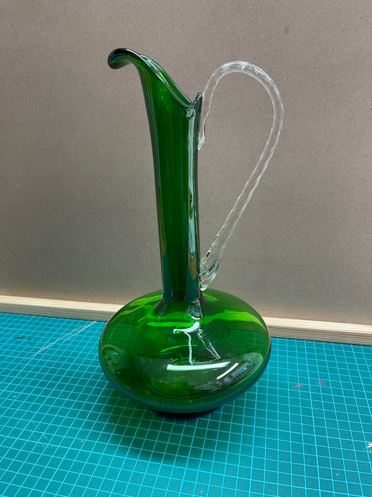 Murano of Empoli schenkkan., Ophalen of Verzenden