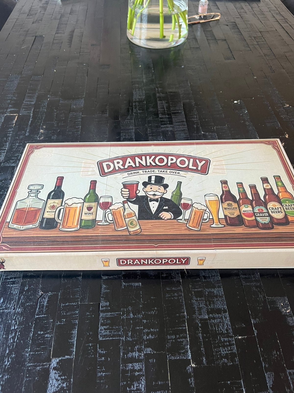 Drankspel “DRANKOPOLY”, Ophalen of Verzenden, Zo goed als nieuw
