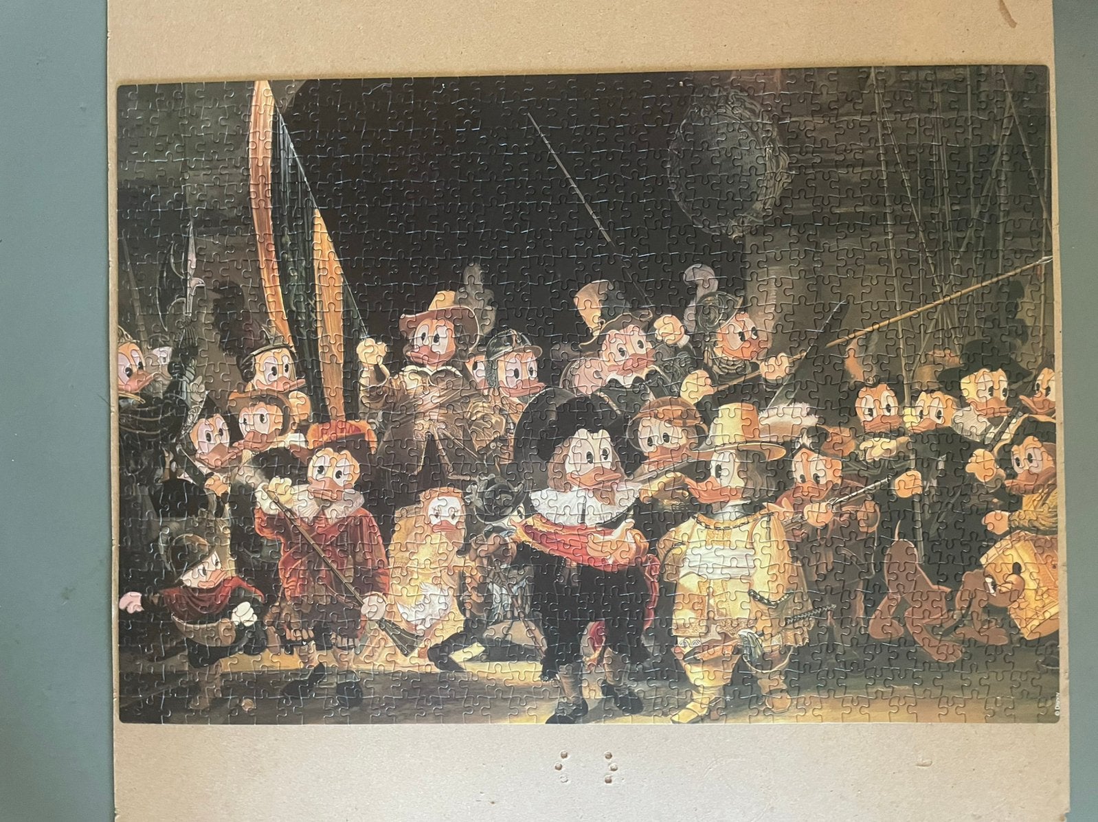 Rijksmuseum donald duck puzzel 1000 stukjes, Ophalen of Verzenden, Zo goed als nieuw