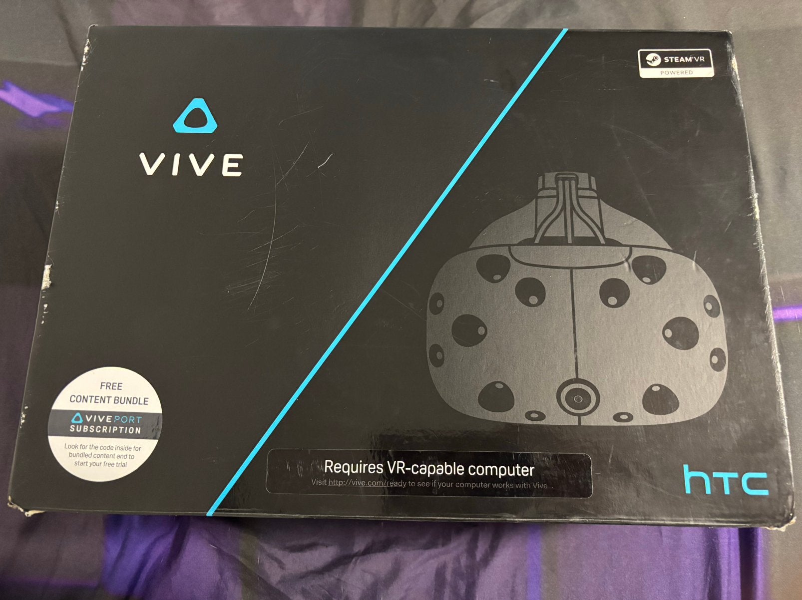 HTC Vive VR-Set (Originele doos) – Gloednieuw / Ongebruikt, Spelcomputers en Games, Virtual Reality, Ophalen of Verzenden, Zo goed als nieuw