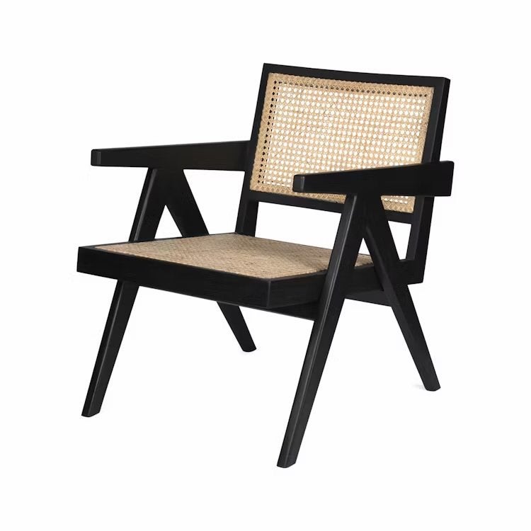 Pierre Jeanneret stoelen set van 2  - prijs per stuk is, Ophalen, Minder dan 75 cm, Design, Zo goed als nieuw
