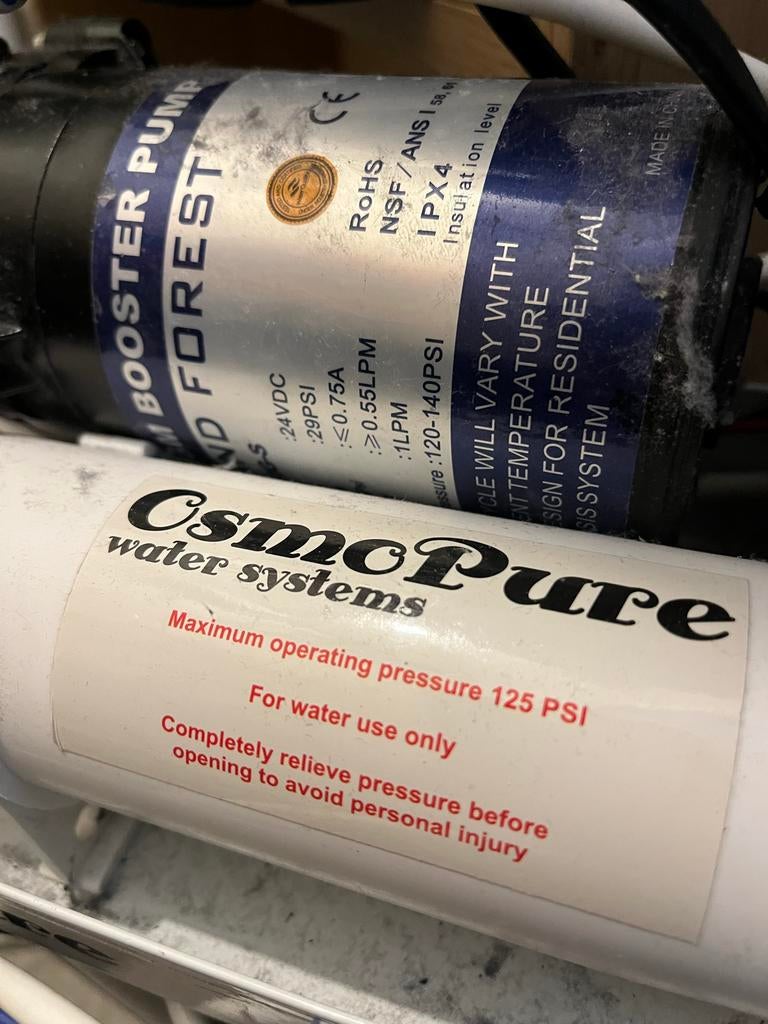 OsmoPure 3-Traps Osmose Systeem zeeaquarium, Dieren en Toebehoren, Ophalen of Verzenden, Gebruikt