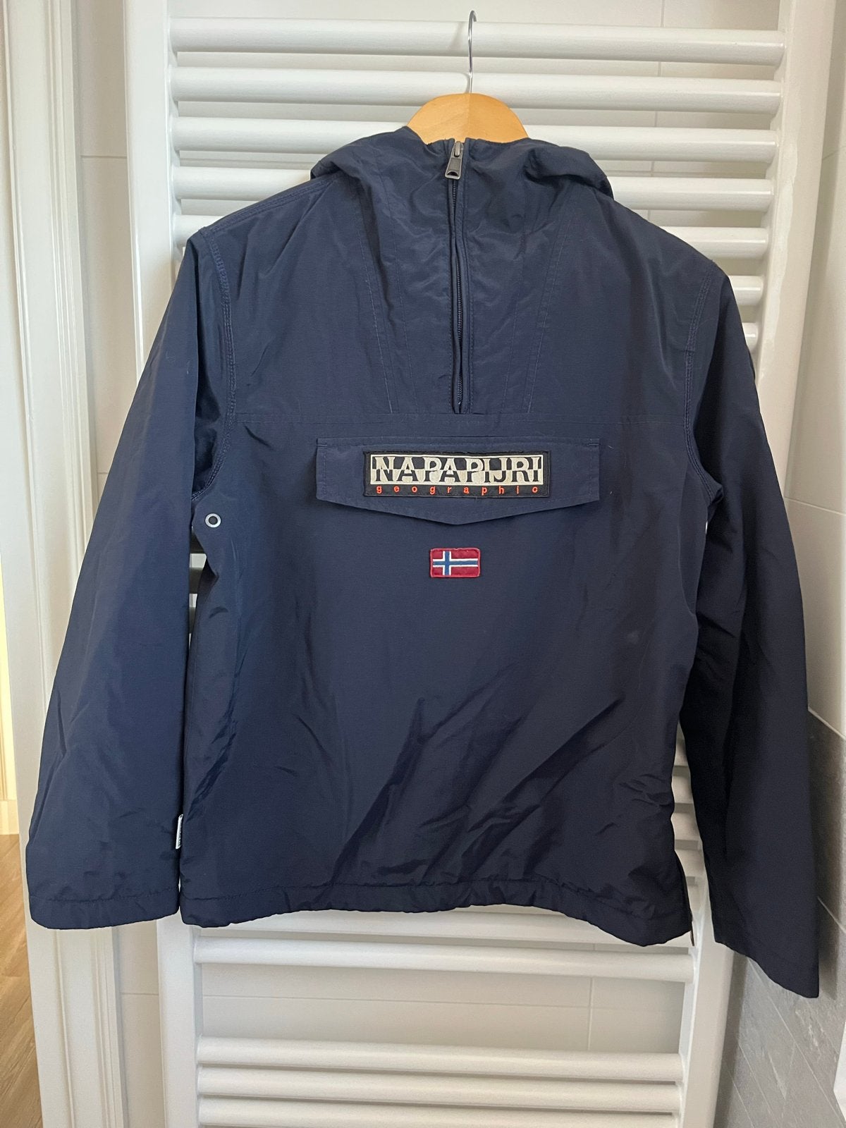 Napapijri Skidoo Jas - Donkerblauw, Maat 14, Ophalen of Verzenden, Zo goed als nieuw, Jongen of Meisje, Jas