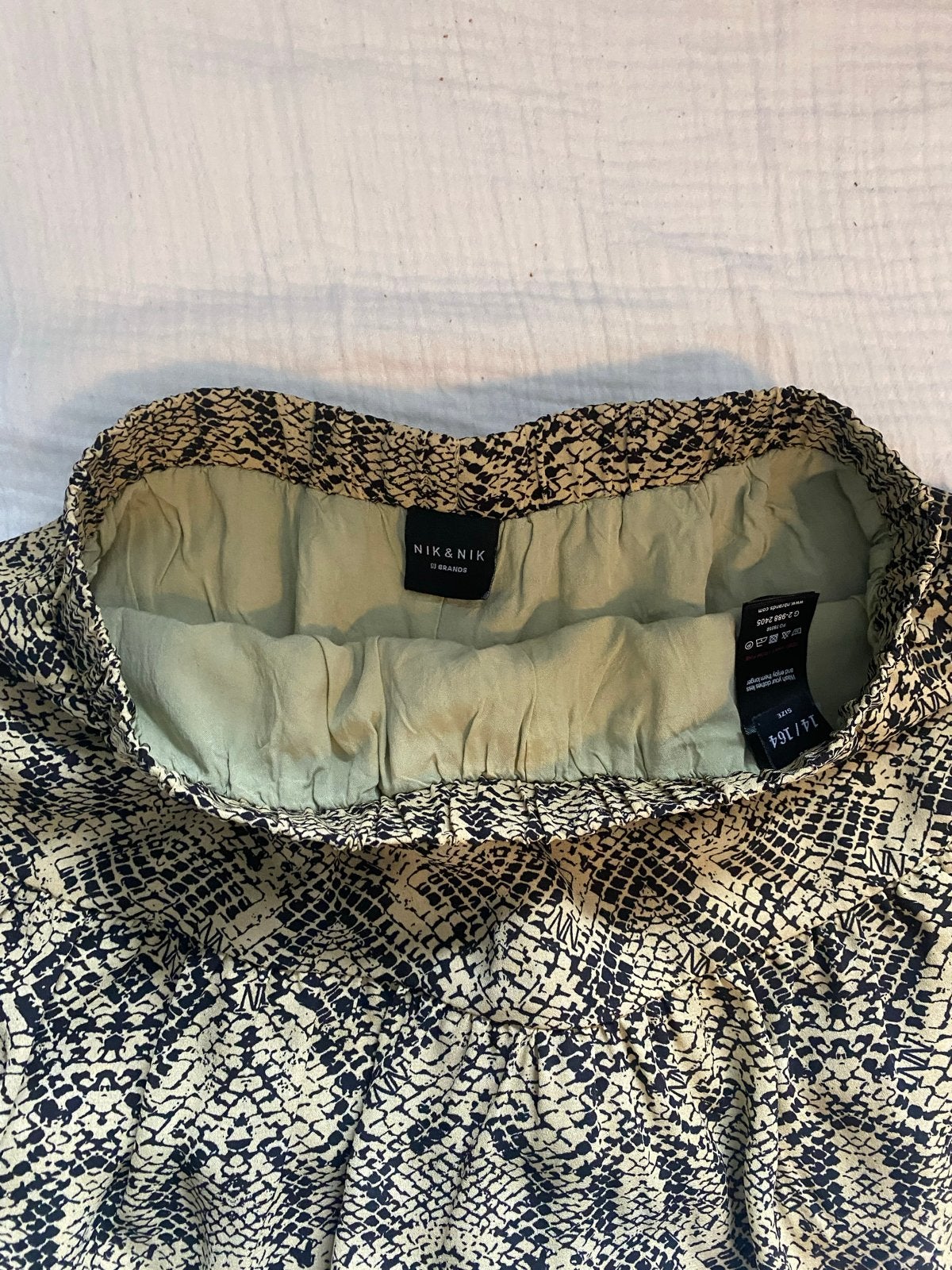 Nikanik rokje maat 164 - Zo goed als nieuw, Kleding | Dames, Beige, Ophalen of Verzenden, Zo goed als nieuw, Maat 34 (XS) of kleiner
