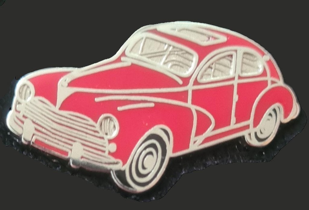 Peugeot type 203- rood emaille, Verzamelen, Ophalen of Verzenden, Nieuw, Transport, Speldje of Pin