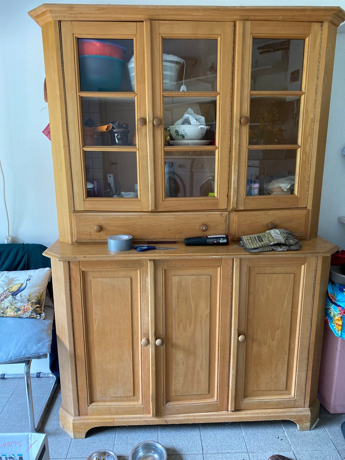 Kast, Ophalen, Gebruikt, 200 cm of meer, Rustiek