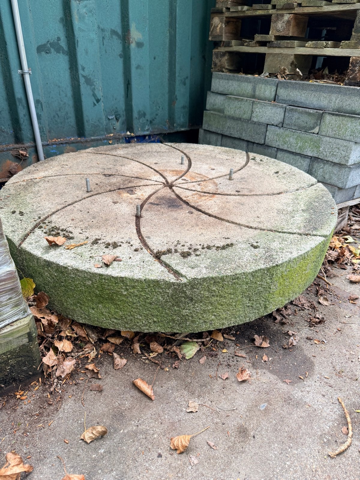 Molensteen / tuindecoratie / voet, Tuin en Terras, Ophalen, Gebruikt