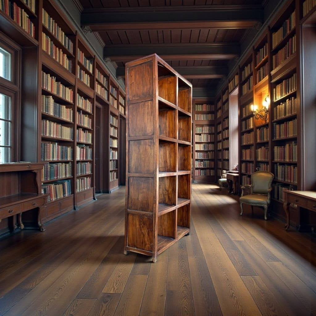 Vintage houten boekenkast/ vakkenkast / leggerkast, Ophalen, Gebruikt, 25 tot 50 m², Laminaat