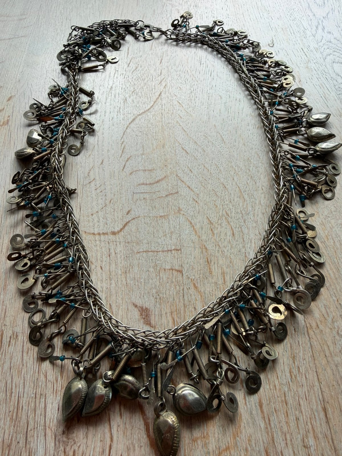 Fraaie etnische kralen ketting, Verzenden, Zo goed als nieuw, Overige materialen