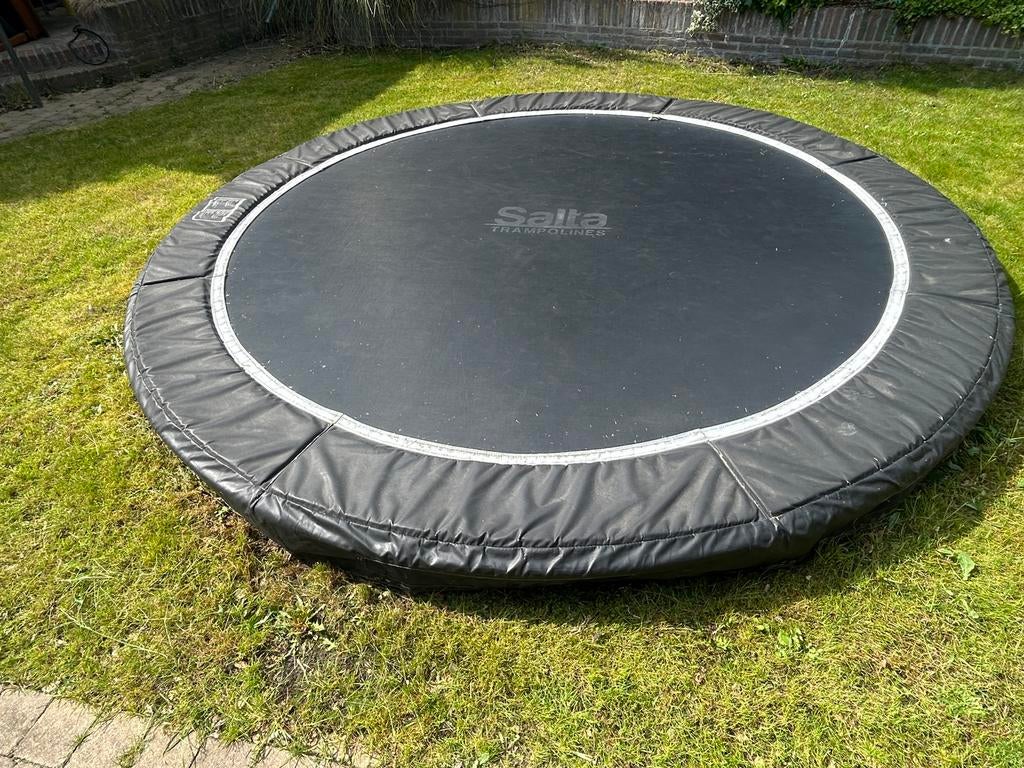 Salta inground trampoline, inbouw 3,66 mtr, Ophalen, Gebruikt