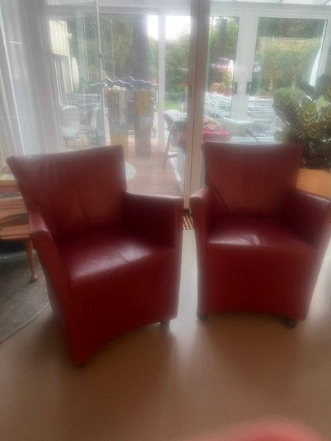 Montis Sting fauteuil, Huis en Inrichting, Stoelen, Ophalen, Gebruikt, Twee, Leer