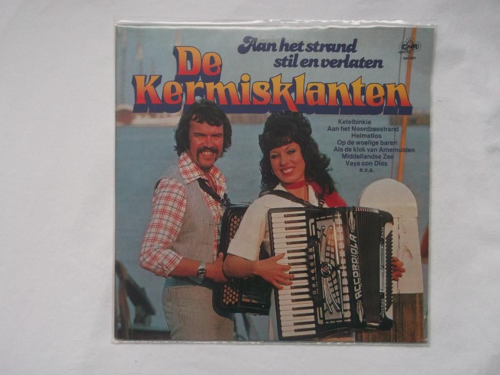 De Kermisklanten - Aan het strand stil en verlaten LP, Ophalen of Verzenden, Gebruikt, 12 inch, Levenslied of Smartlap