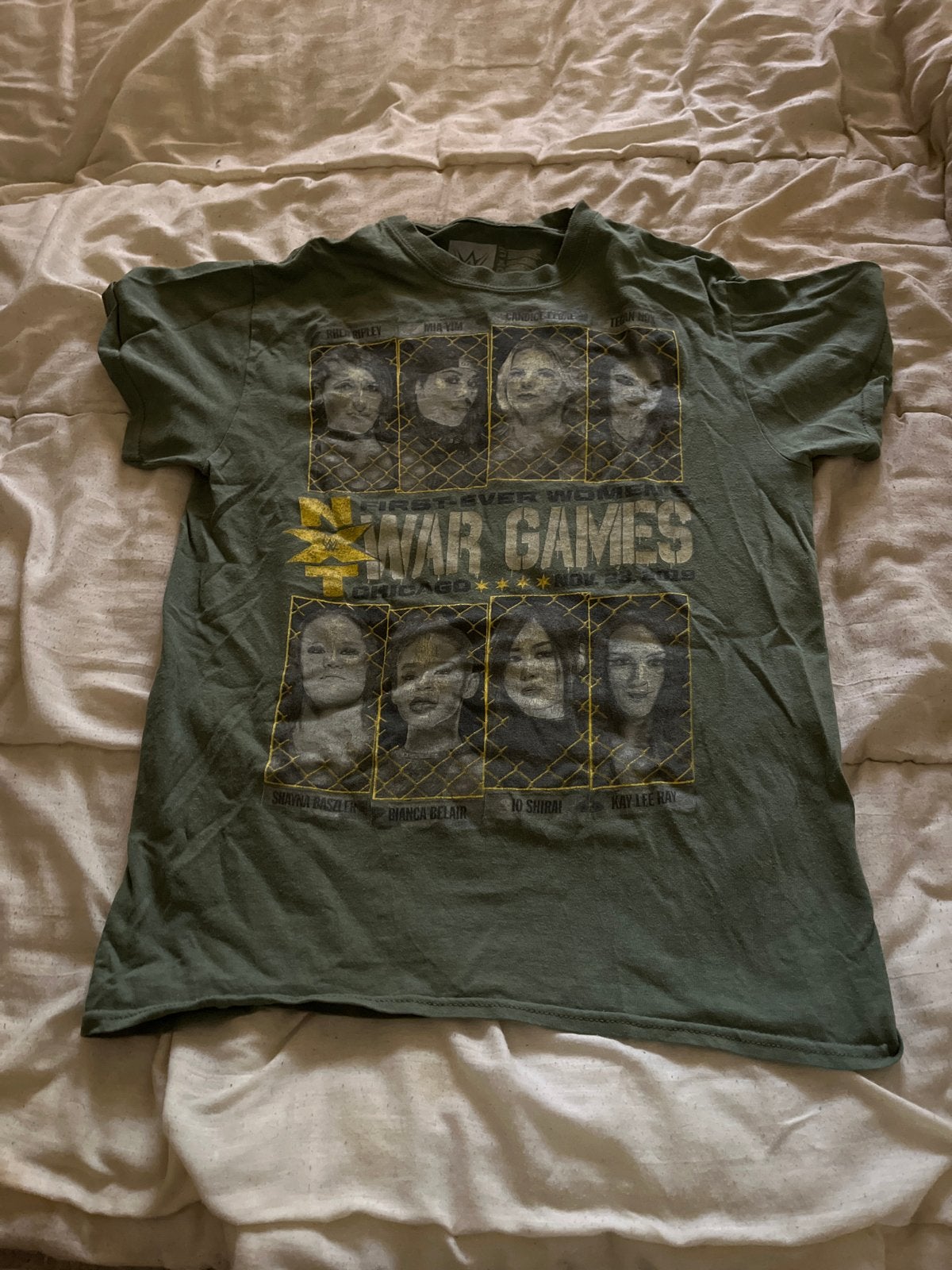 NXT War Games 2019 T-shirt - WWE Wrestling, Ophalen of Verzenden, Zo goed als nieuw, Korte mouw, Maat 36 (S)