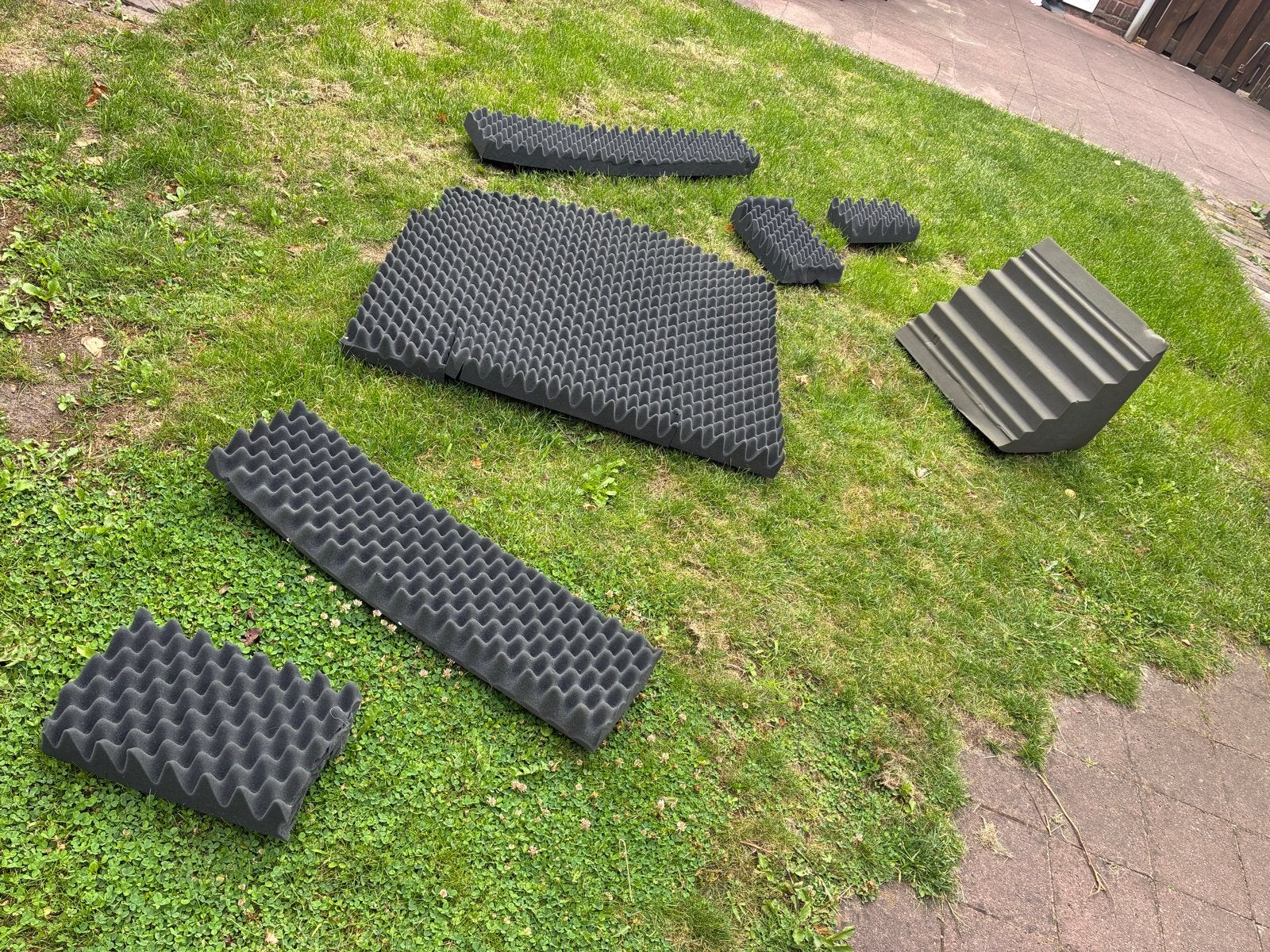 Akoestisch Schuim Panelen en Hoekstuk - Diverse Maten, Ophalen, Gebruikt