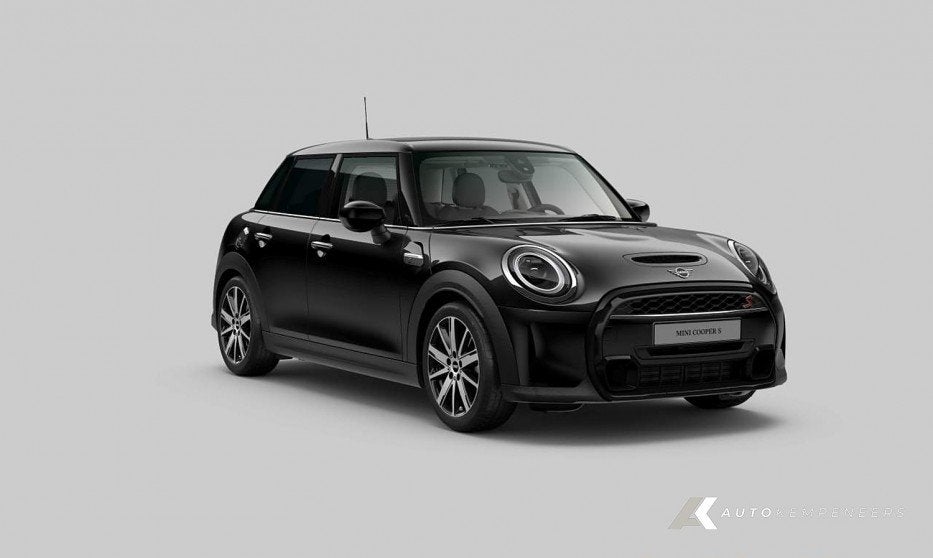 MINI Cooper S 5-Deurs Classic Trim | Sportstoel | Camera | S, Gebruikt, 4 cilinders, Leder en Stof, Zwart