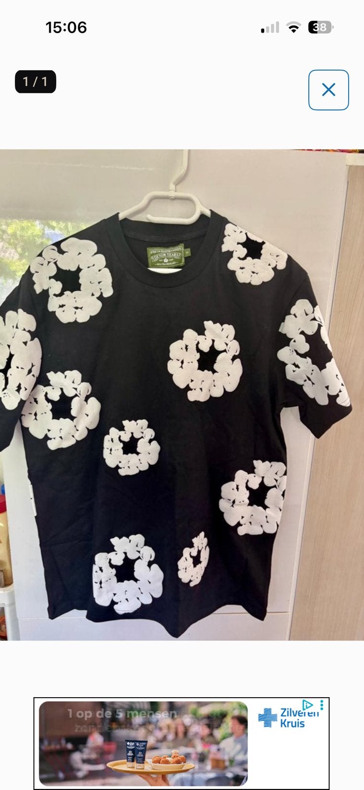 Shirt Denim Tears, Verzenden, Zo goed als nieuw, Maat 48/50 (M)