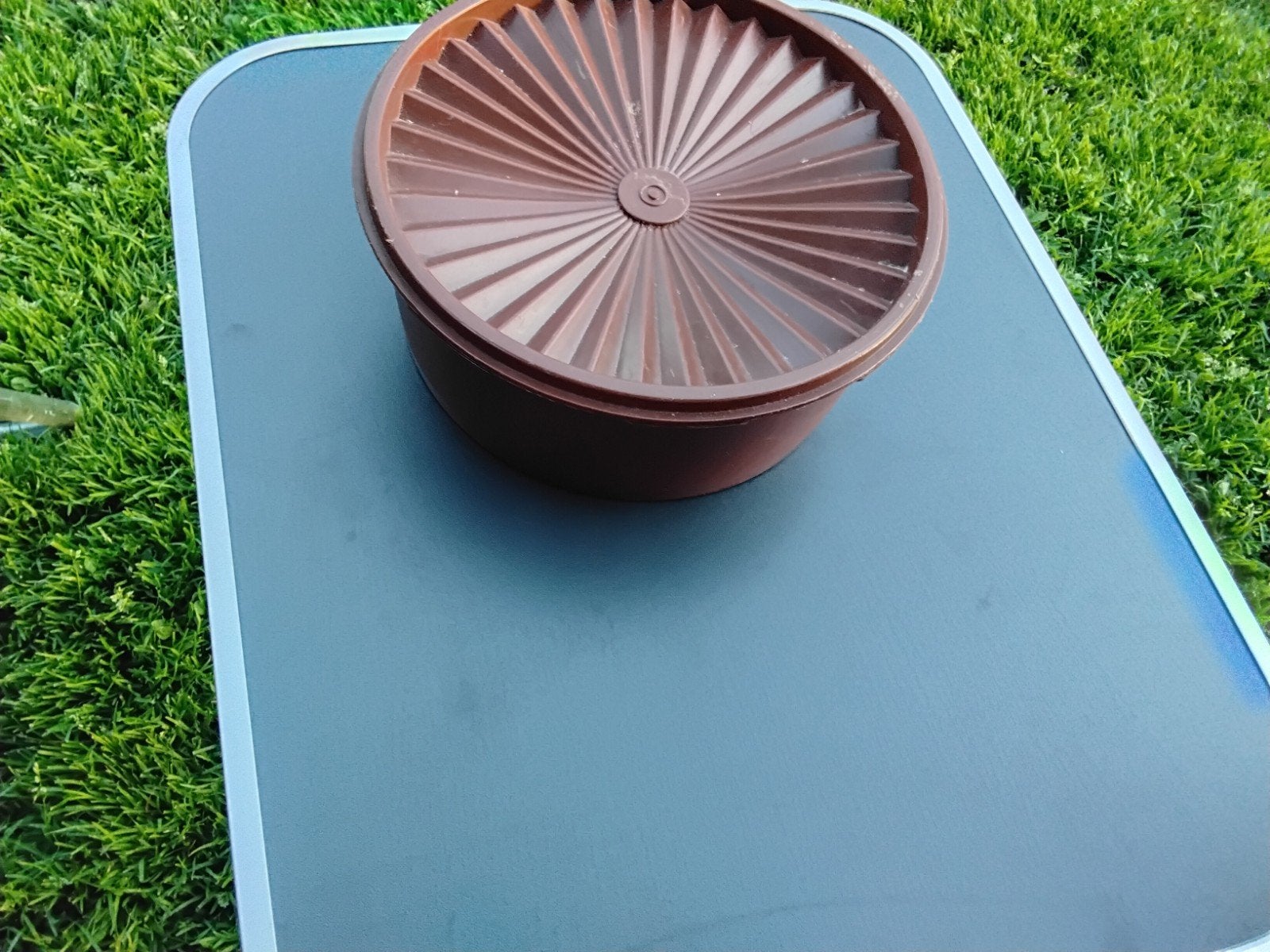 Tupperware, Ophalen of Verzenden, Gebruikt, Oranje, Bus of Trommel